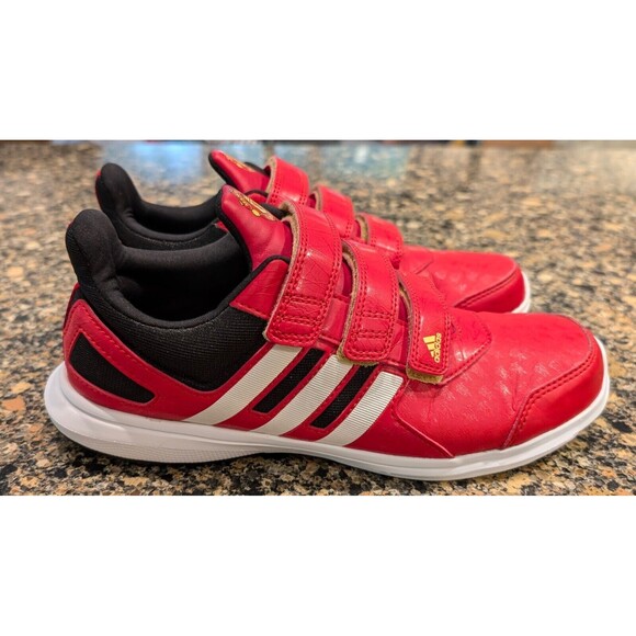 Adidas Manchester United Red MUFC Hyperfast Shoes Soccer size - Youth Boy 6.5Y - Picture 8 of 16